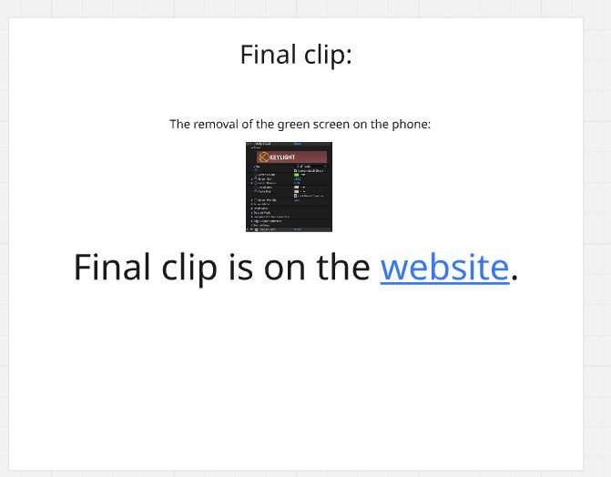 Composited final clip